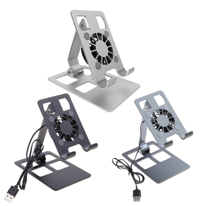 Cooling Stand Tablet - Mobiele telefoonstandaard Draagbare koelventilator Warmteafvoer voor