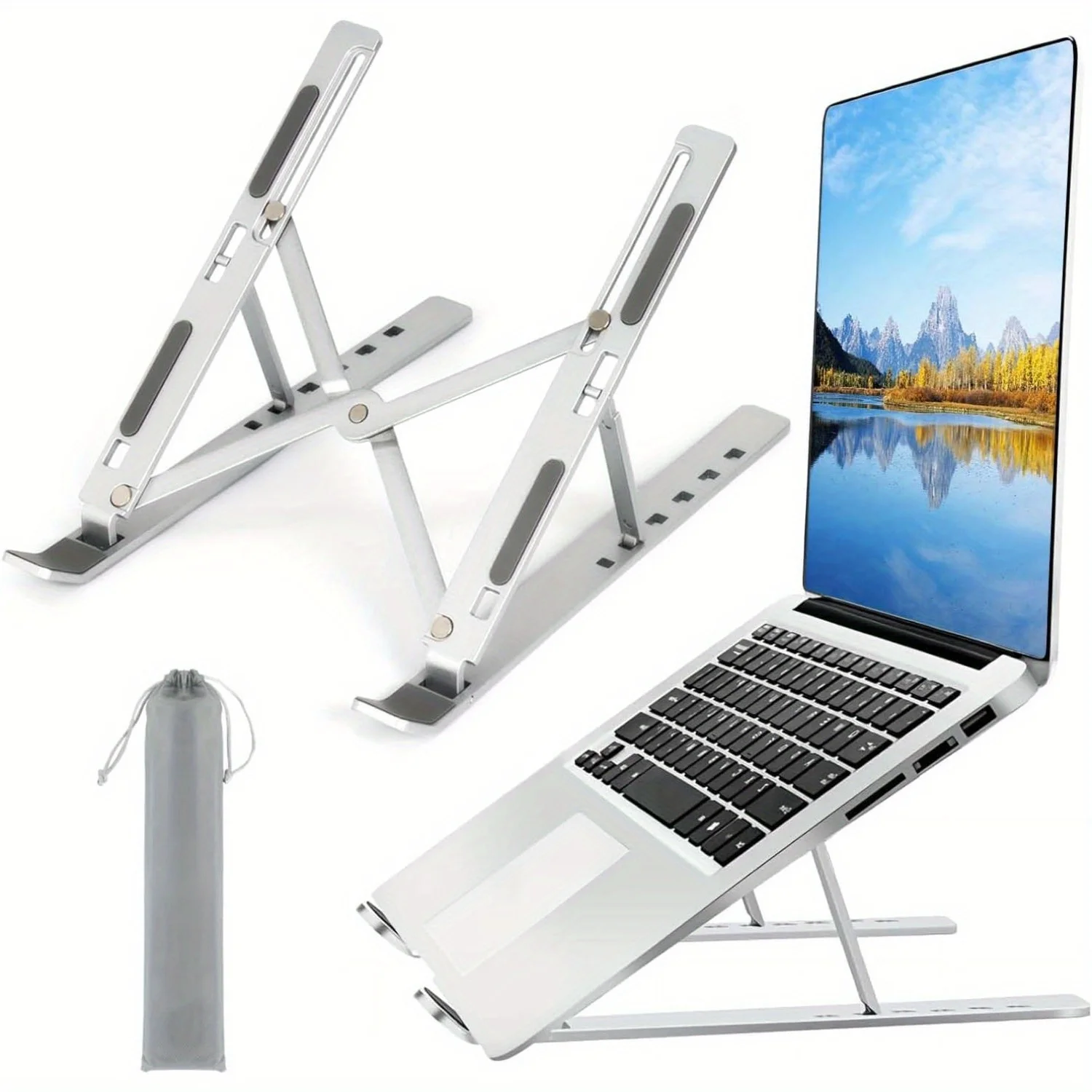 Cooling Stand Tablet - Verstelbare aluminium laptopstandaard - hoogte met