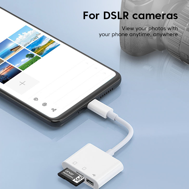 3in-1 Type-C Kaartlezer OTG SD - Microsd Card Tablet recensie en prijs