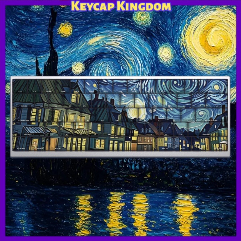 Van Gogh Starry Sky Thema Keyc - Tablet Pc Accessories recensie en prijs