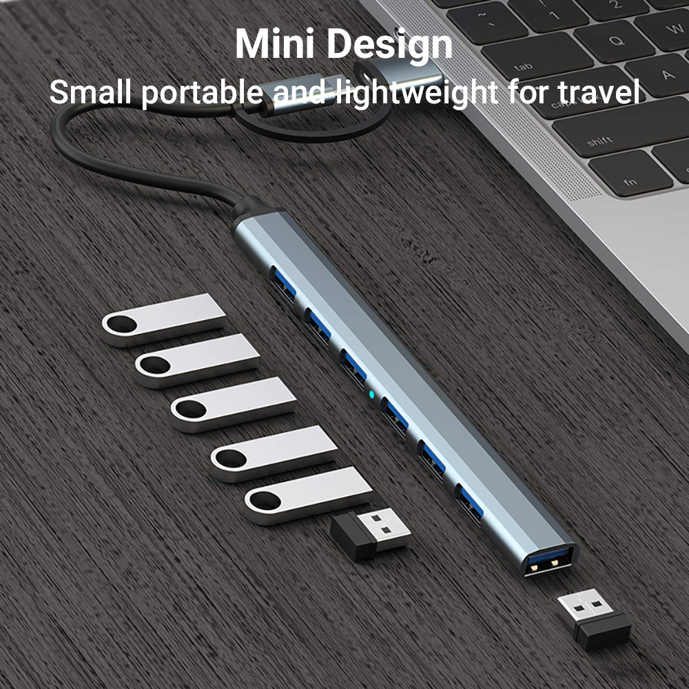 7-in-1 Dual-Head USB-C&USB Doc - Tablet Accessories For Students recensie en prijs