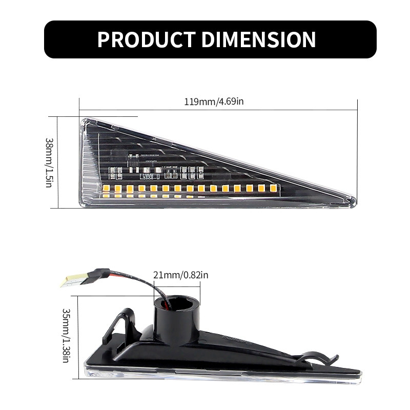 2 STKS LED Richtingaanwijzer Z - Tablet Accessories Aesthetic recensie en prijs