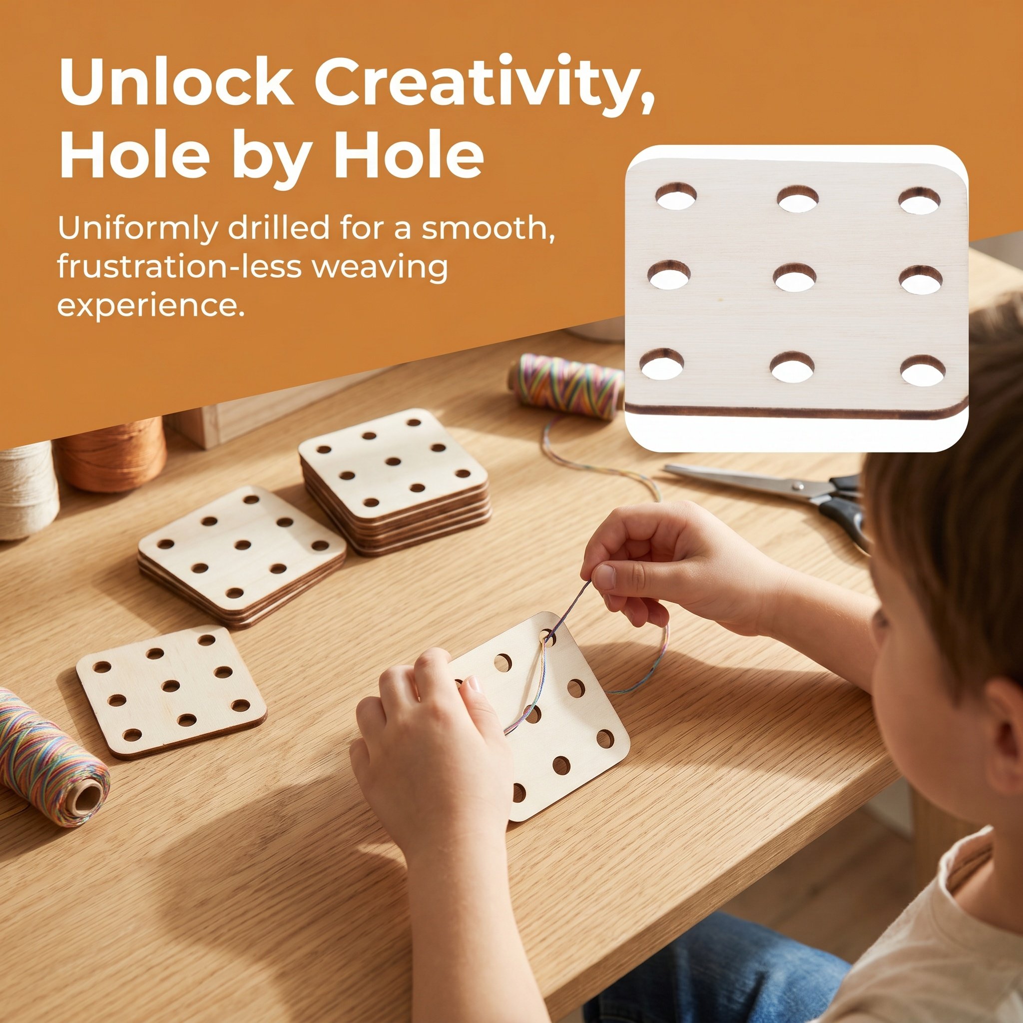 48 stuks houten tabletten voor - Tablet Weaving Accessories recensie en prijs