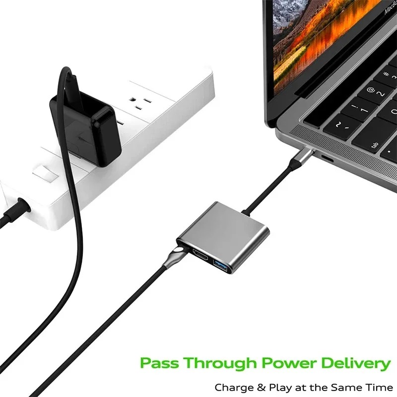 USB C HUB 3in1 Type C 3.0 naar - Hdmi Adapter Tablet recensie en prijs